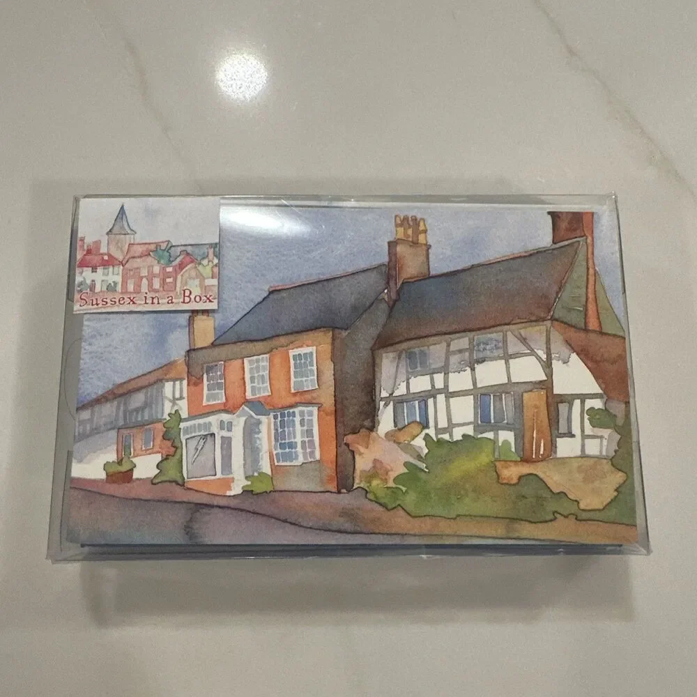 Emma Ball's Sussex in a Box - 10 Mini Greeting Cards - England UK